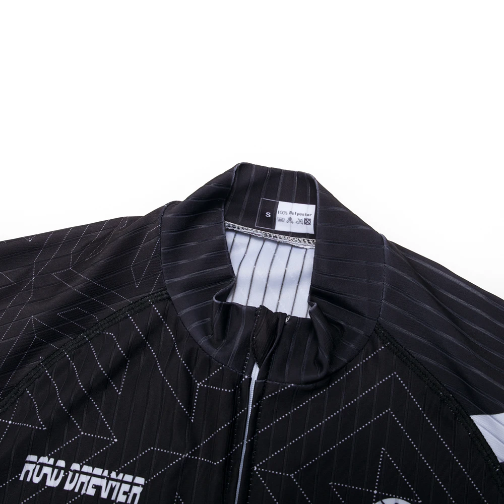 2019 новая экшн-камеры Go Pro дорога с белой полосой Для мужчин Велоспорт Джерси лето