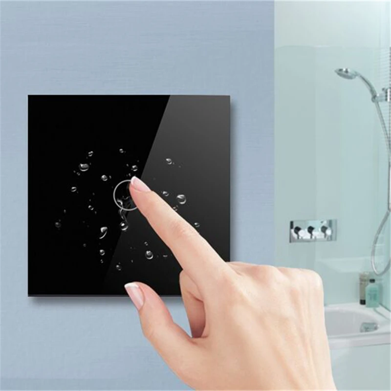 ЕС Стандартный Водонепроницаемый Touch настенный выключатель света удаленного