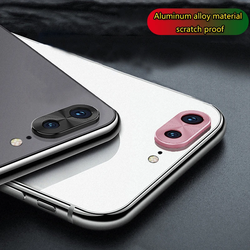 Металлическая защитная пленка для объектива камеры iPhone 7 8 с защитой от царапин