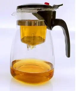 900ml Горячая Распродажа, термостойкие стеклянные чайные горшки, Чайник Пуэр, цветочный чайник, удобные офисные чайные наборы, посуда для напитков - Цвет: 900ml