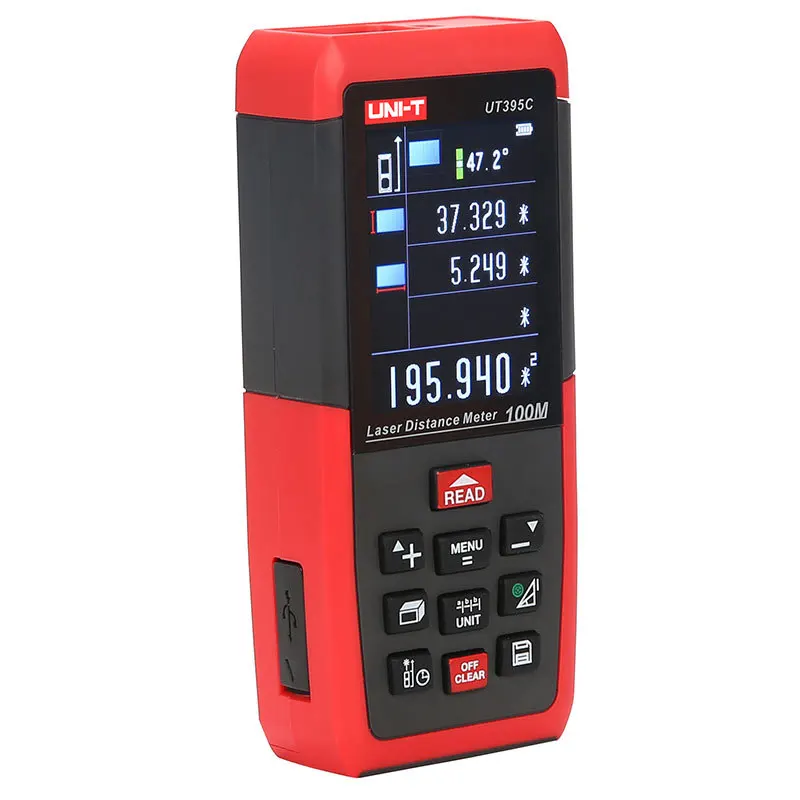UNI-T UT395C 100 м цифровой лазерный дальномер мера площадь/Объем Инструмент |