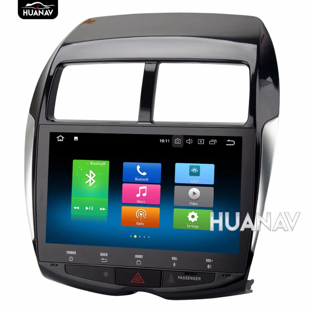Автомобильный DVD плеер с экраном 10 2 дюйма 8 ядер Android 0 GPS навигация для MITSUBISHI ASX RVR