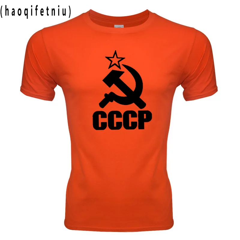 Former Soviet union T-shirt male former defender short sleeve comfortable shirt | Мужская одежда