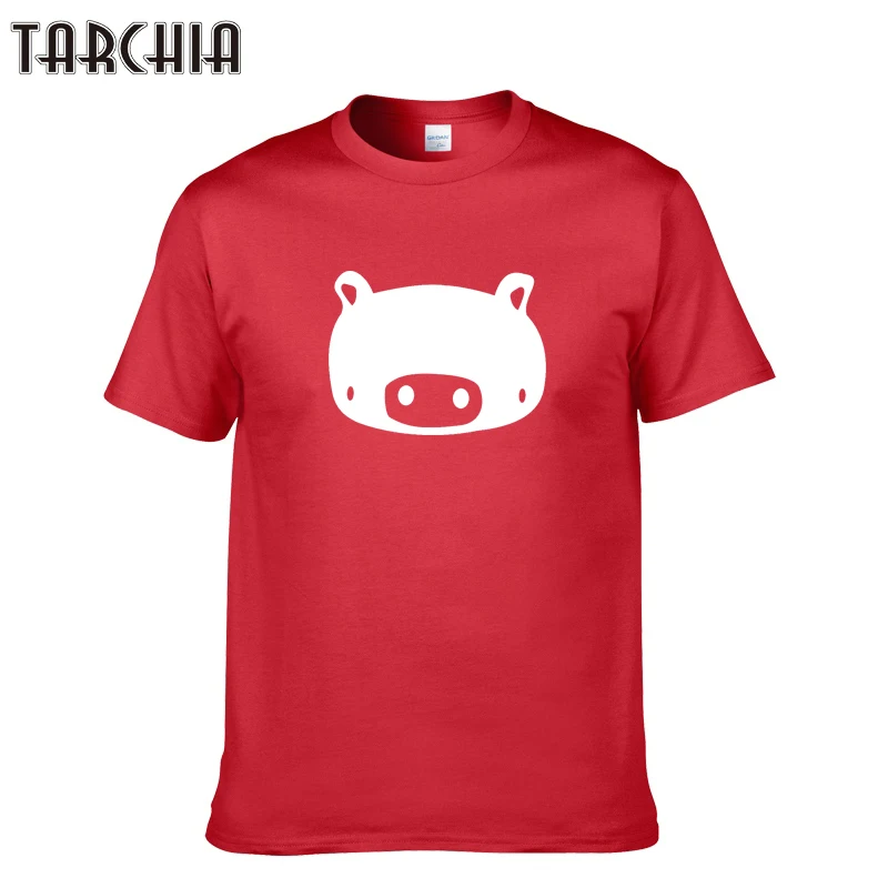TARCHIA мужские летние топы и футболки Стиль мужской с О-образным вырезом коротким