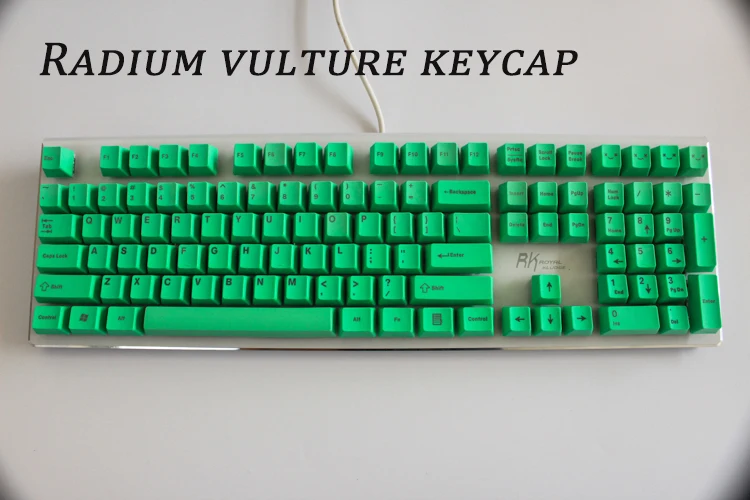 Топ печатные клавиши 108/87 МП красные зеленые и желтые колпачки для ключей