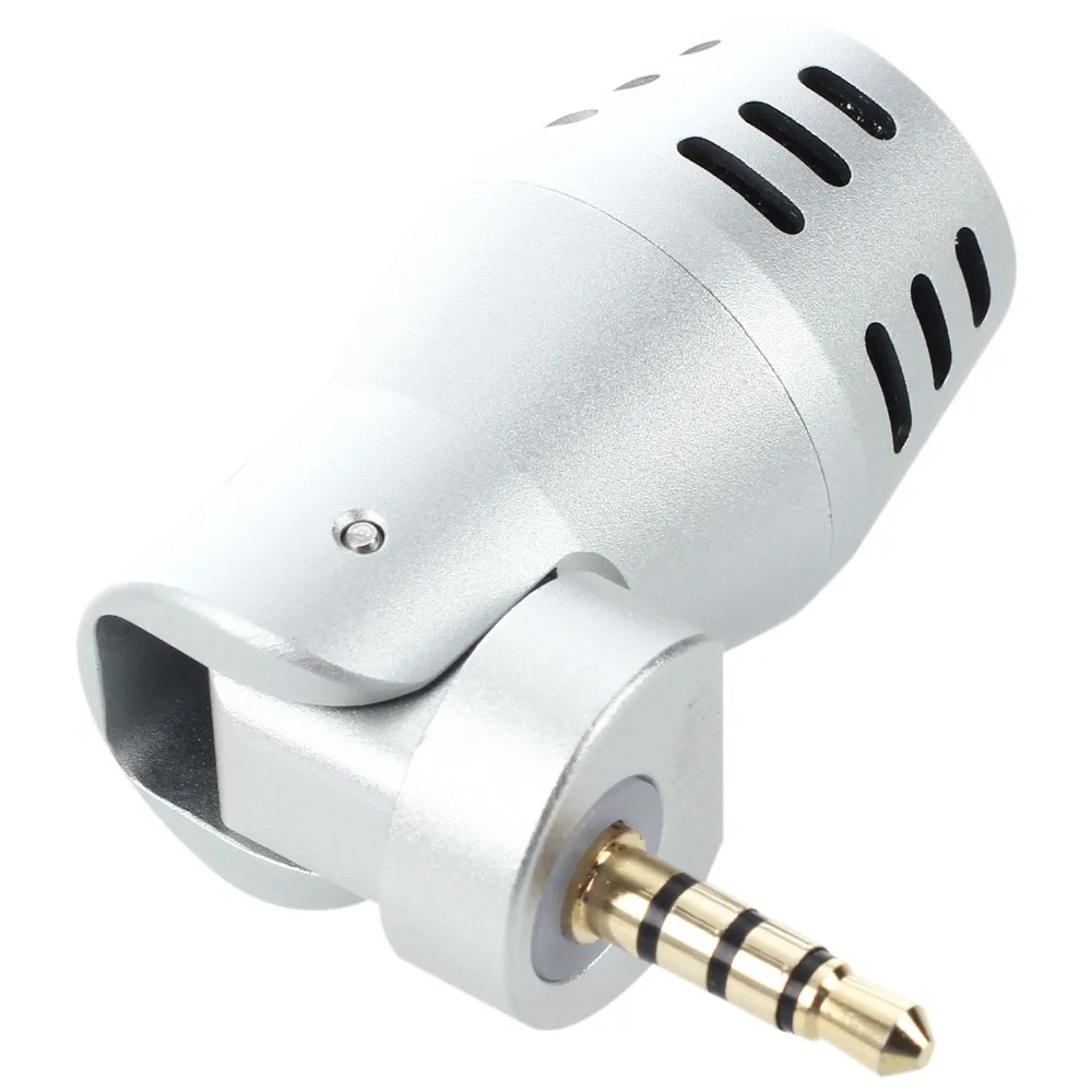Конденсаторный микрофон Electret Mic всенаправленный 3 5 мм для iPhone 6S 5S iPad/iPod touch