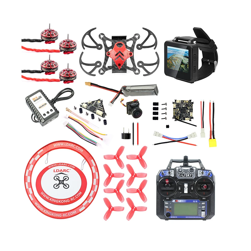 

Комплект рамок для гоночного дрона T85 85 мм FPV BNF Crazybee F4 Pro V2.0 1-3S FC EX1102 9000KV Motor Turbo Eos2 FPV камера