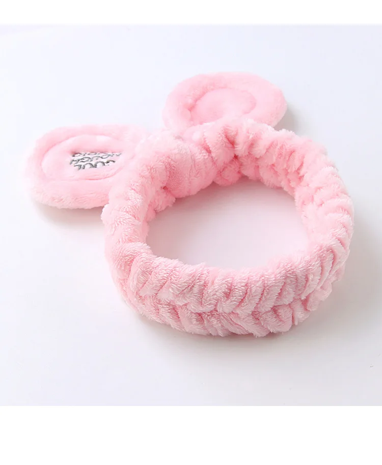 New Fashion Women Cute Big Ears Comfortable Wash Face Bathe Hair Holder Elastic Headband Girls Hairbands Hair Accessories