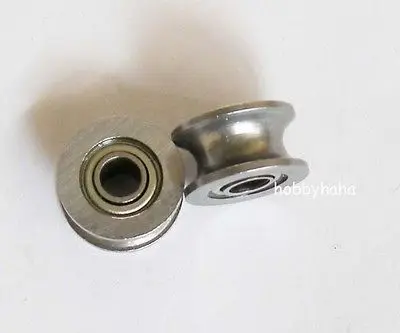 

New 5pcs 624UU ugroove bearing 4mm*13mm*7mm U Groove Sealed Ball Bearings