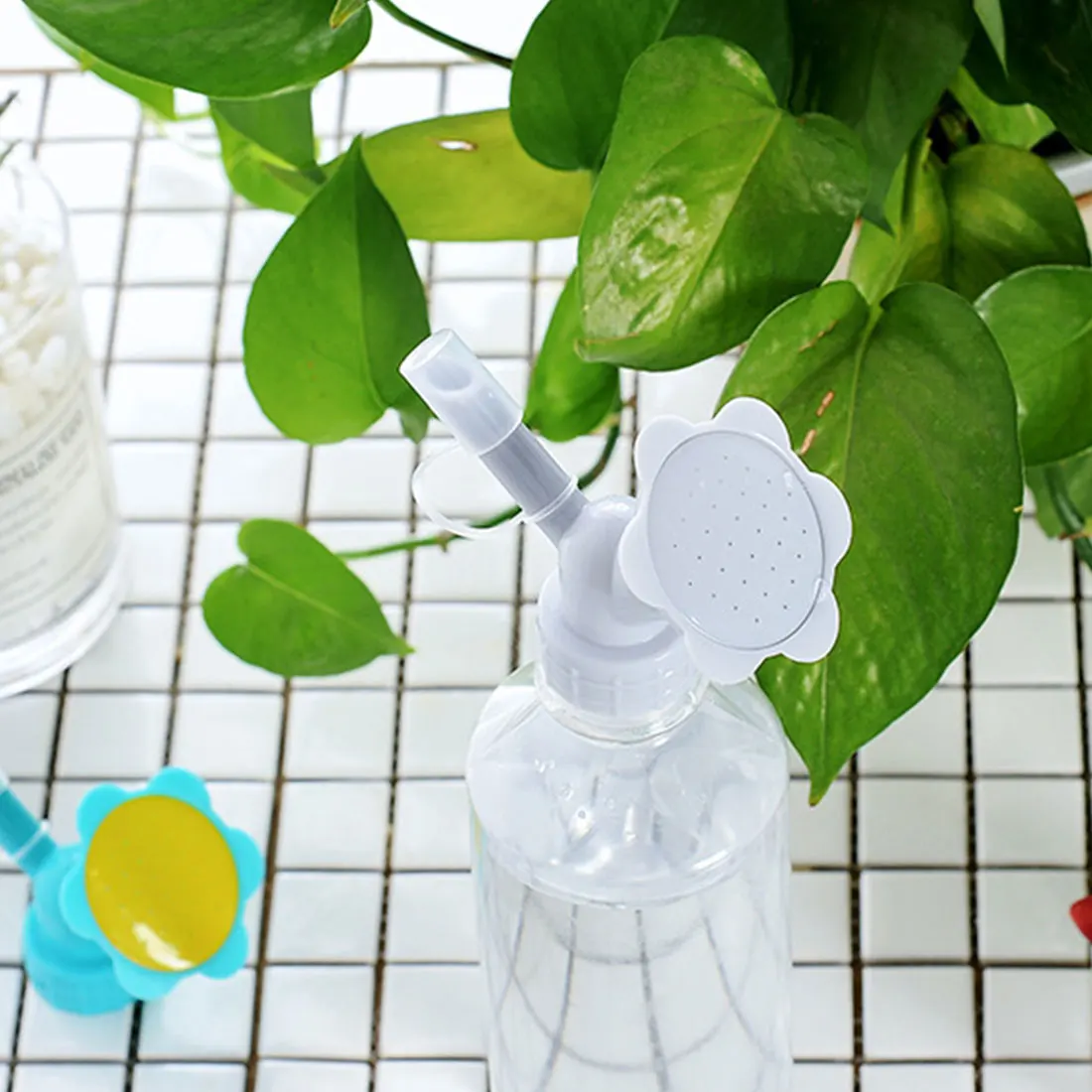Пластиковый поливочный горшок цветочный полив садовый DIY инструмент чайник