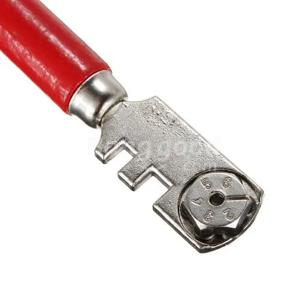 Hot Deal 130mm Silberschnitt 6 Wheel Diamond Tripped Glasschneider Tool |