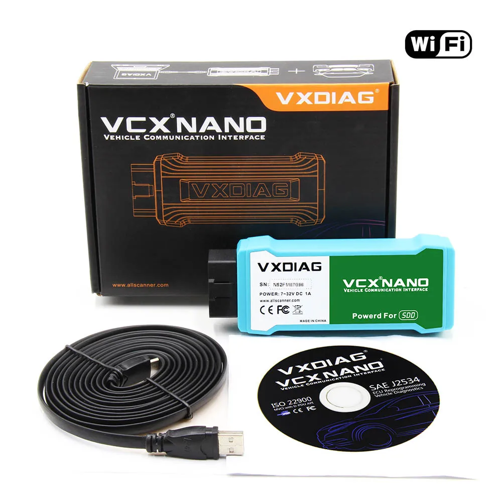 VXDIAG VCX NANO techstem V14.00.018 для JLR SDD V158 ODIS V5.1.5 для VAG OBD OBD2 автоматический диагностический сканер ECU программист инструмент