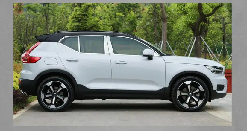 XC40 нержавеющая сталь для автомобиля полное украшение окна полосы отделка Подходит для VOLVO XC40