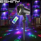 Рождественский лазерный проектор ESHINY, для улицы, WF, RGB, 36 узоров, для дома, вечерние, дерева, бара, стены, сада, пейзажа, T86N8
