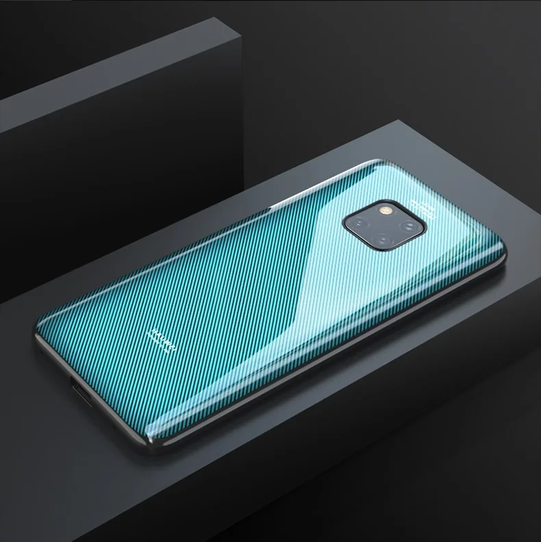 Роскошный чехол для huawei mate 20 pro, чехол из закаленного стекла с мягкими краями, ТПУ силиконовый чехол для телефона, чехол для mate 20
