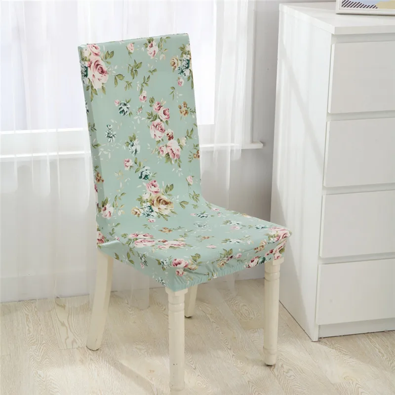 1 шт. цветок лист стрейч Декор для дома столовая крышка стула спандекс украшения