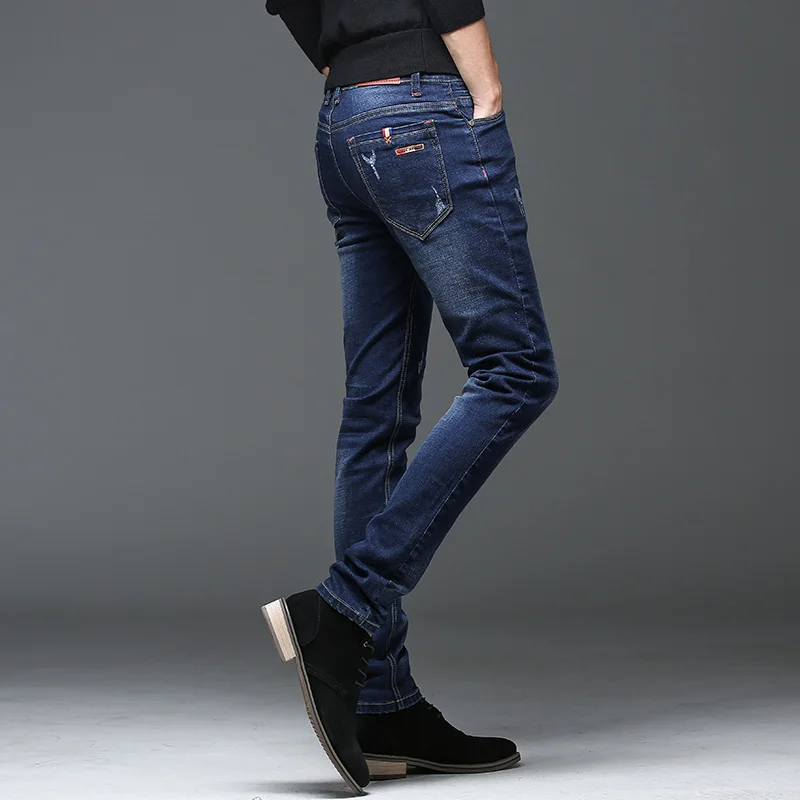 Batmo 2018 Новое поступление высокое качество повседневные тонкие эластичные джинсы