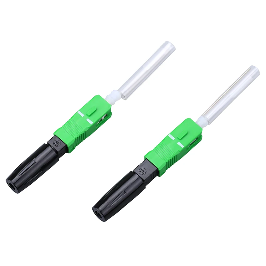 Бесплатная доставка 100 шт. SC/APC FTTH волоконно оптический Быстрый Соединитель