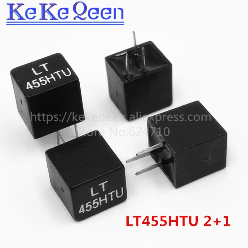 10 шт./лот Новый и оригинальный LT455HTU LT455HU 455K 455H 1 + 2 DIP 3 керамический фильтр для реле