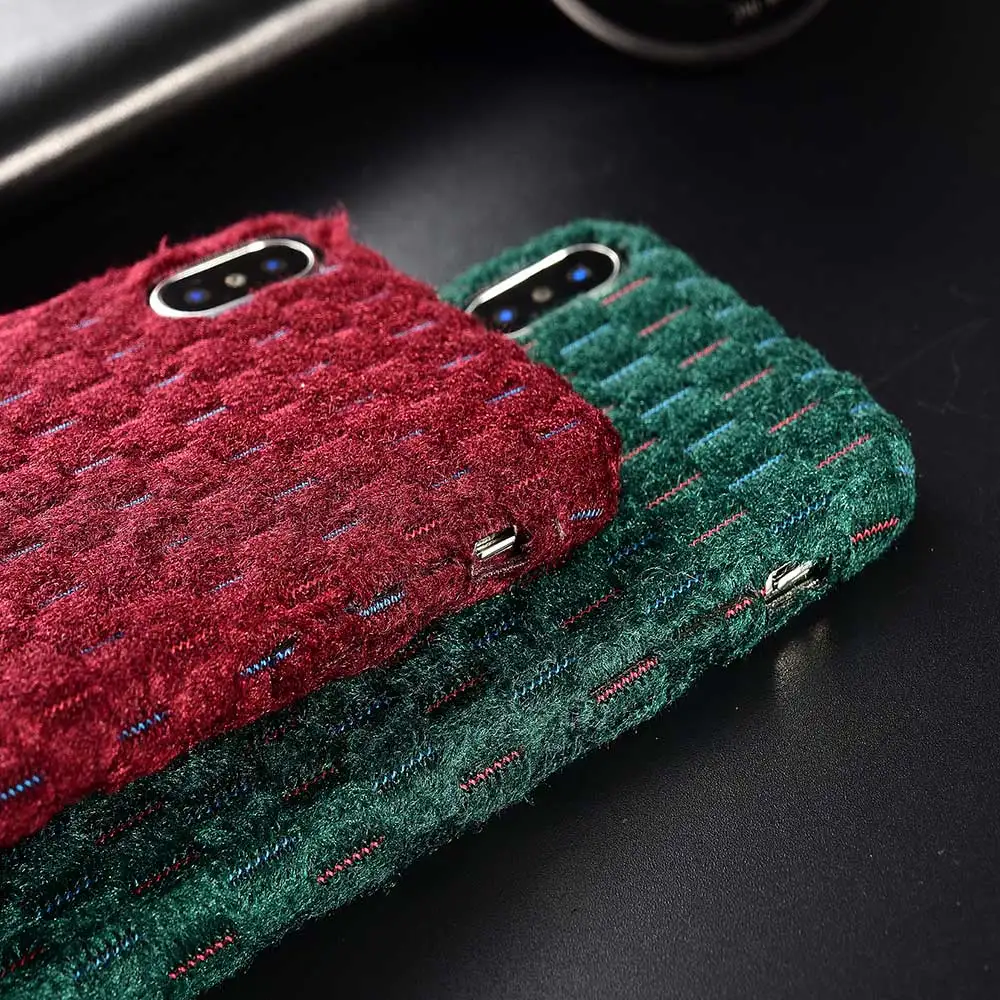 Чехол Boucho для iPhone XS Max XR X 8 plus модные тканевые чехлы телефонов 7 6 6s ультра тонкий