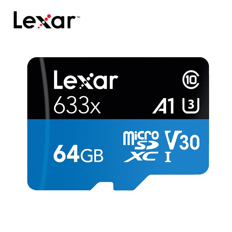 Lexar A2 512G TF карта класс 10 UHS-I U3 Micro SD карта 32G 64g 128G 256g MicroSD мобильный телефон камера движения высокоскоростная карта памяти - Емкость: 64 ГБ