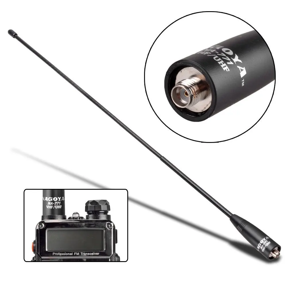 1 pair Original Nagoya NA-771 NA 771 long range antenna for Baofeng UV-5R GT-3 Yaesu Vertex SMA-Female Walkie Talkie Amplifying