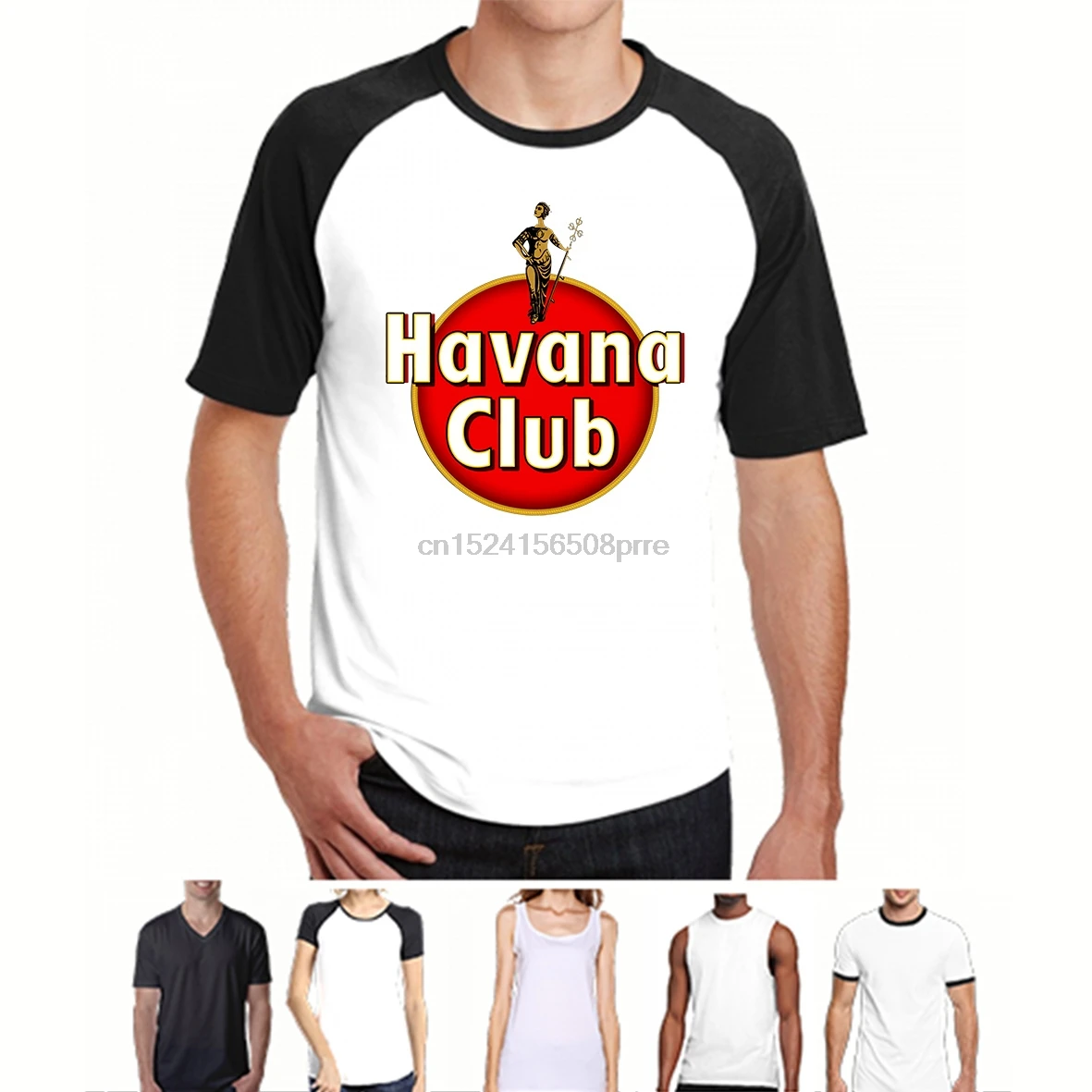 Футболка Uomo Donna Havana club el ron de Cuba|Мужские футболки| |