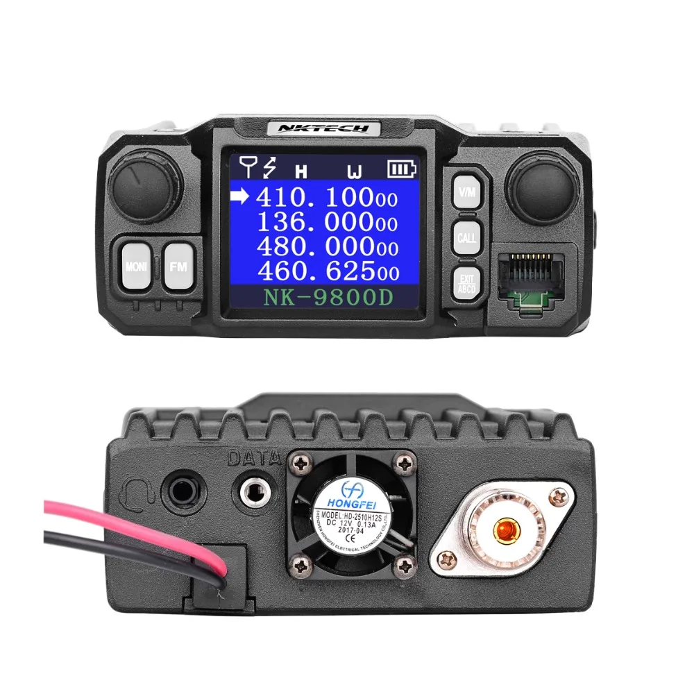 Nktech NK-9800D Quad Band 5 тон 2 25 Вт УКВ 136-174/220-260 мГц 20 UHF 400-480/350-390 багажник автомобиля
