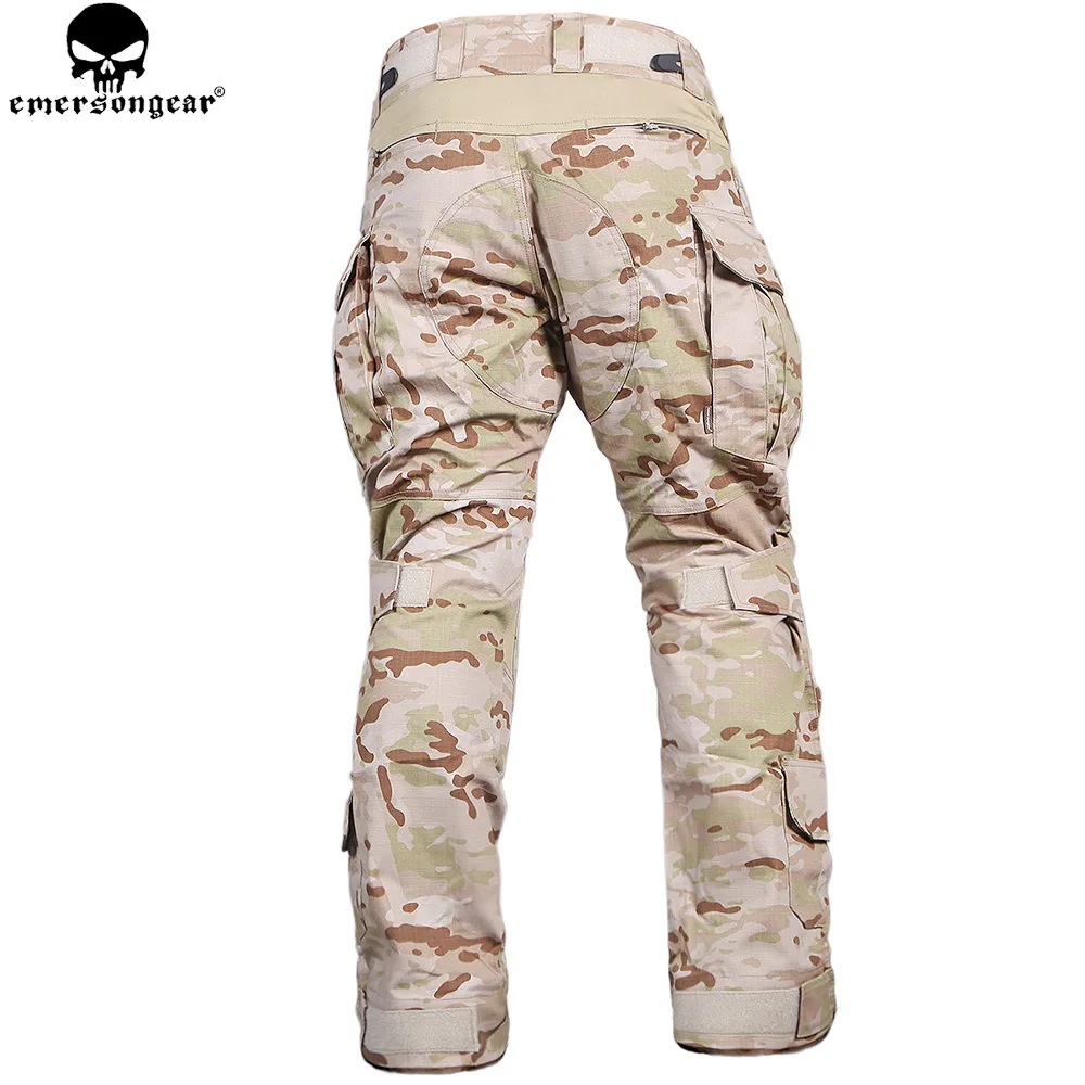 EMERSONGEAR боевой костюм рубашка с камуфляжем Мультикам тактические брюки с наколенниками военные emerson Охотничьи аксессуары