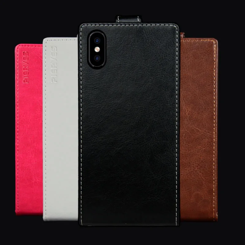 Pierves Роскошный чехол-книжка из искусственной кожи с отделением для карт Doogee X55 |