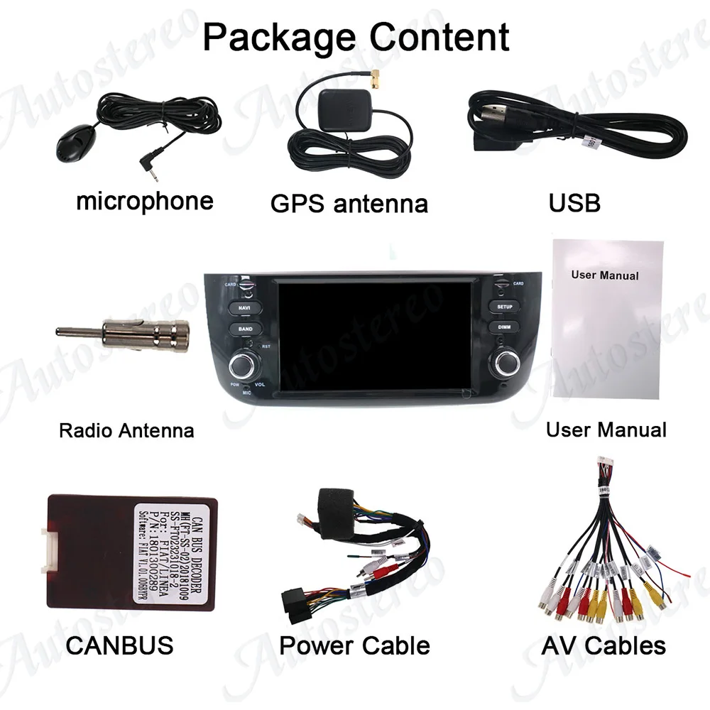 Автомобильный DVD плеер Android 10 0 GPS навигация для Fiat Punto 2009 2015 радио мультимедиа