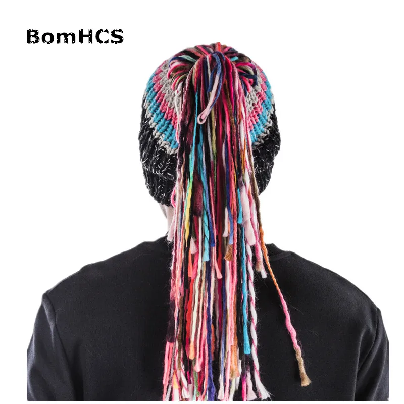 Крутой подарок BomHCS уличная Модная вязаная шапка ручной работы Мужская зимняя