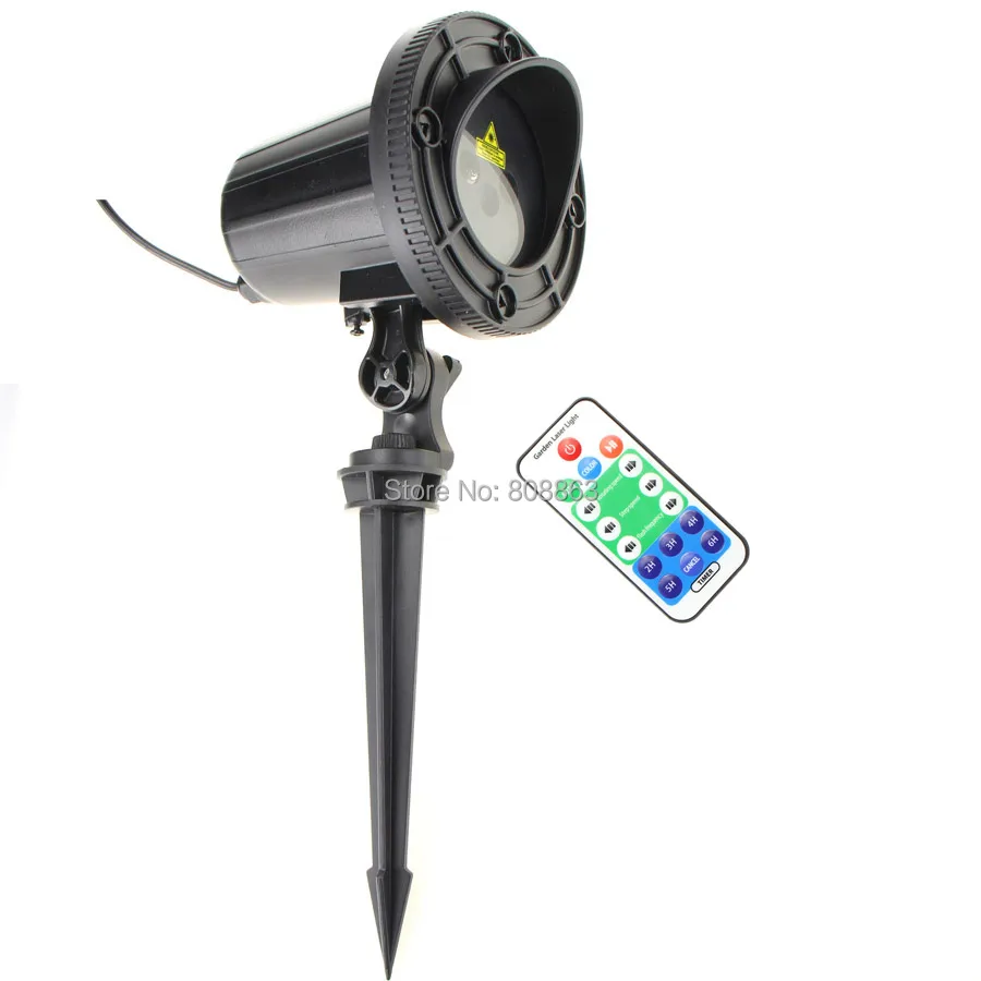 Eshini открытый IP44 RGB лазерный 24 Большой Рождественский узор проектор для праздника