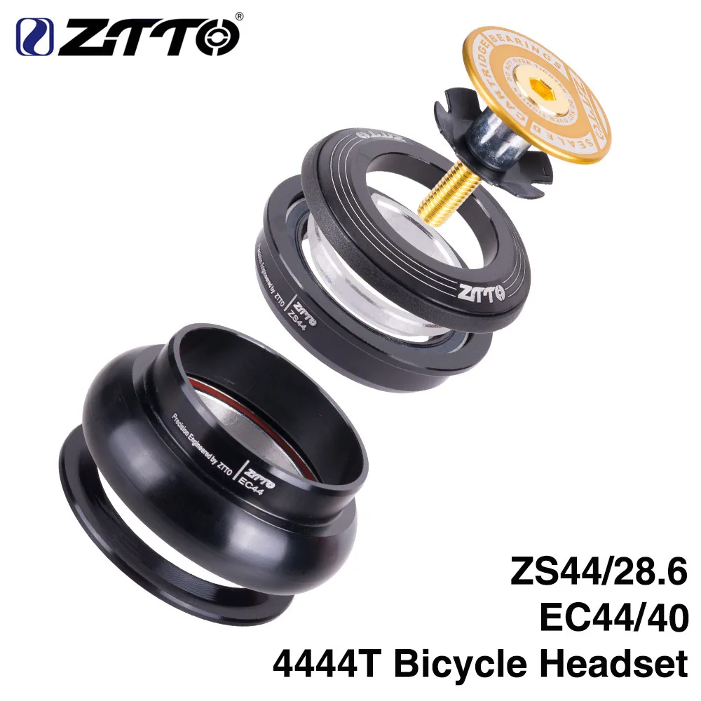 1 шт. ZTTO 4444T гарнитура для горного велосипеда 44 мм ZS44 CNC 1/8 1/2 дюйма 5 коническая