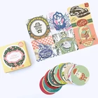 46 штПАК винтажные стильные клейкие наклейки декоративные Скрапбукинг дневник альбом палка этикетка бумажный Декор