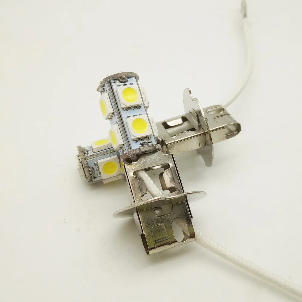 2 шт. 1 пара H3 H1 5050 9 SMD светодиодный противотуманный фонарь 12 В 24 автомобильный