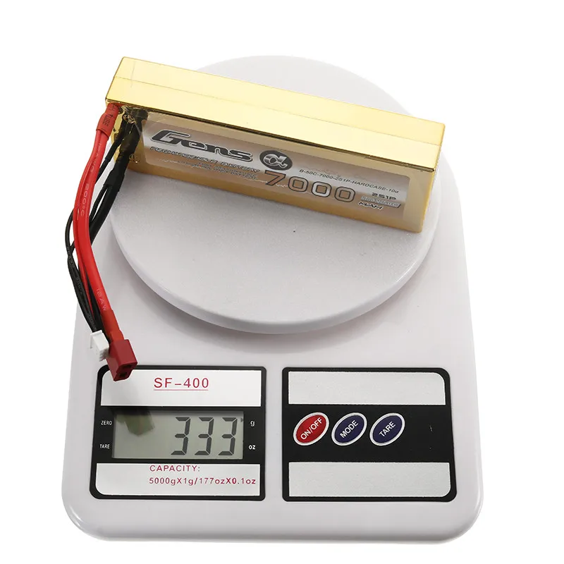 Высококачественная перезаряжаемая Lipo батарея Gens Ace 7 4 В 7000 мА/ч 50C 2S мм разъем типа