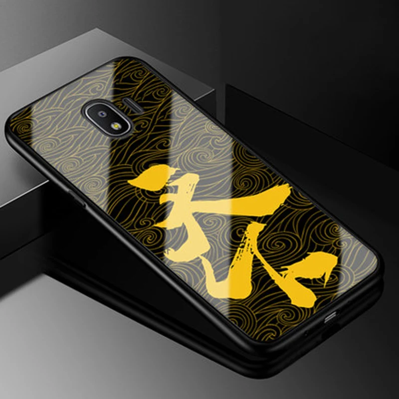 Чехол для Samsung Galaxy J2 Pro 2018 чехол из закаленного стекла + мягкий край крышки J2Pro J 2