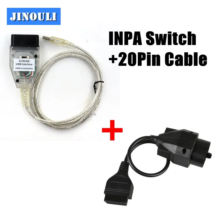 Новый FT232RQ для BMW INPA Ediabas K + DCAN Интерфейс серии с переключателем DIS SSS NCS Диагностика