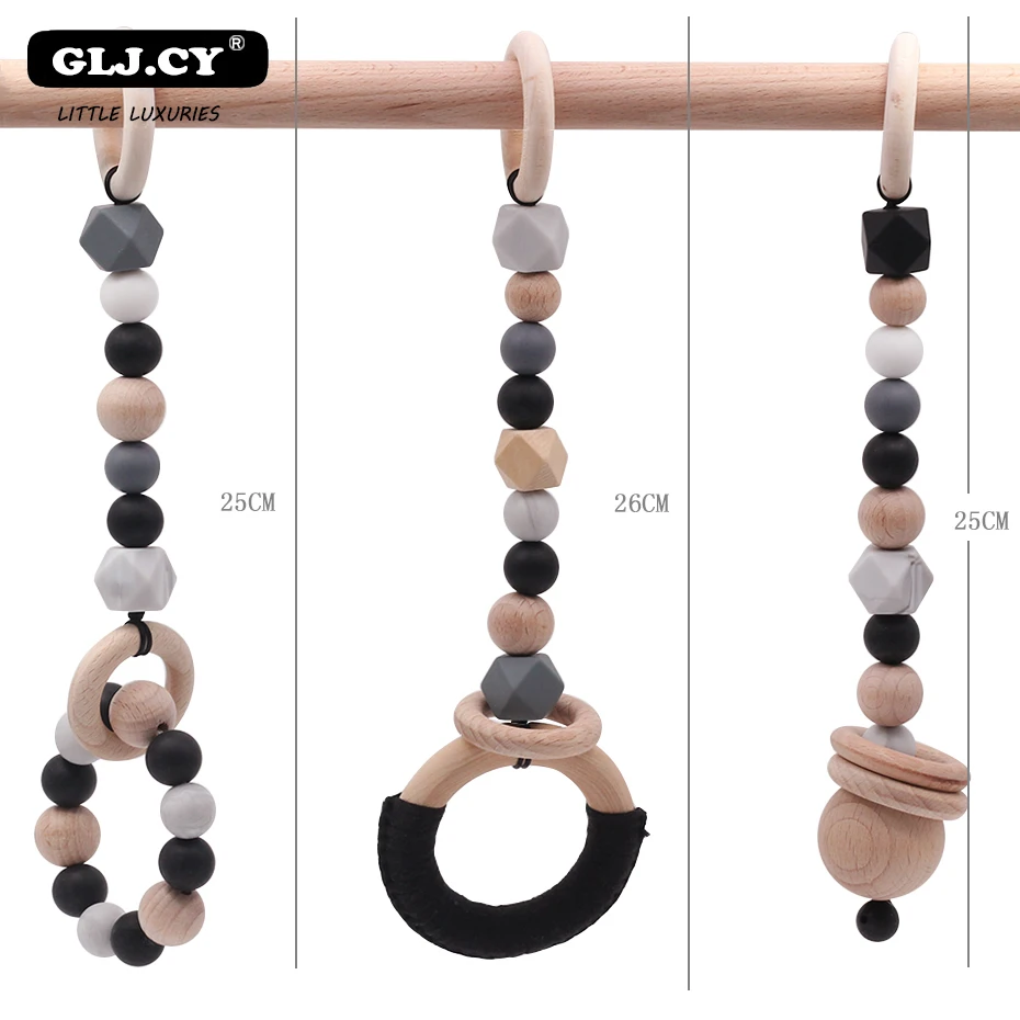 Новинка, 3 шт., милая детская погремушка для тренажерного зала, Детская игровая рамка, деревянная игрушка для детского сада, аксессуары для интерьера, реквизит для фотографии