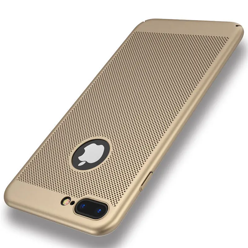 Slim PC Full Heat Dissipation Case For iphone 7 Plus SE 5 5s 6 6s 8 X Cover Plastic Matte Hard Back On AntiShock Phone Cases Bag |