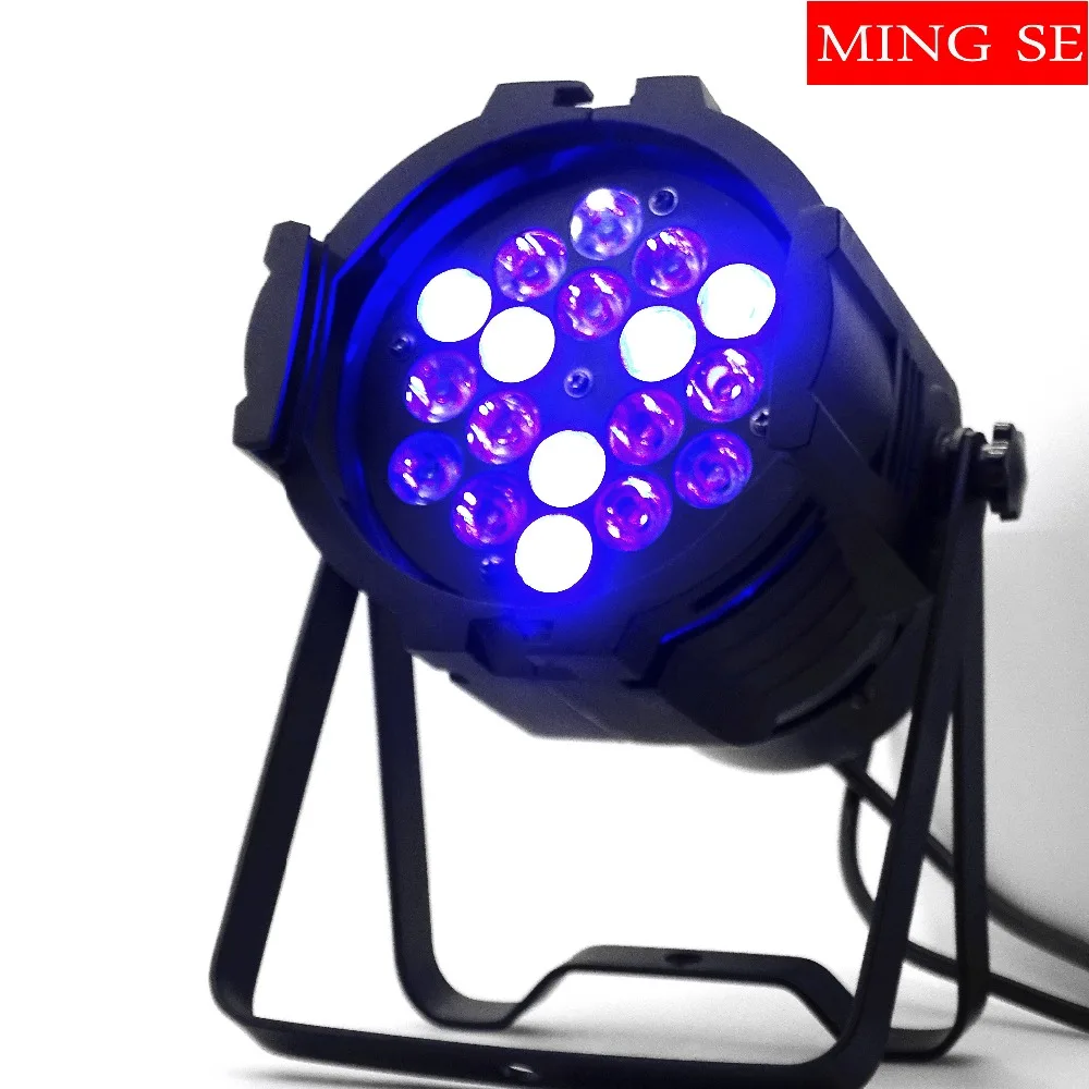 18 штук 18x3w Aluminu светодиодный сценический светильник RGB LED Par проектор с DMX512 Master Slave