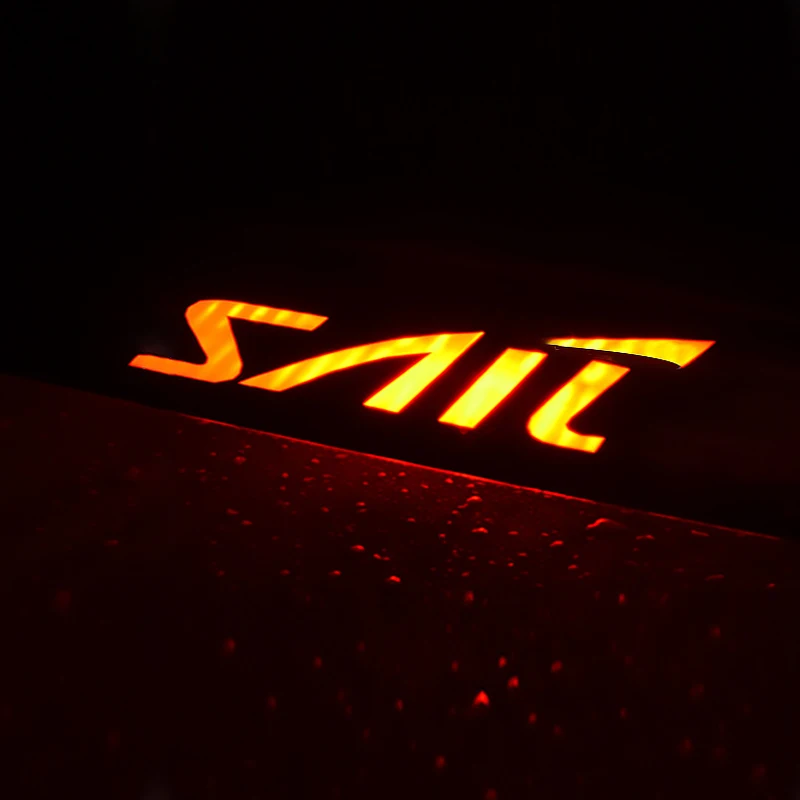 Автомобиль-Стайлинг 3D углеродное волокно Эмблемы наклейки для Chevrolet New Sail 2013 Высокая конная стоп-стоп аксессуары