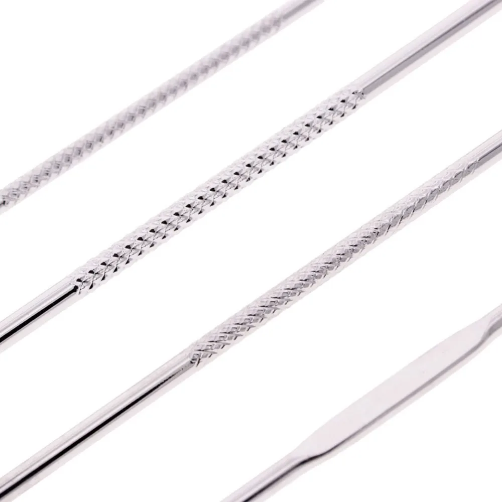 4 шт./компл. Нержавеющая сталь комедона прыщ Черноголовых Extractor Угри Remover иглы