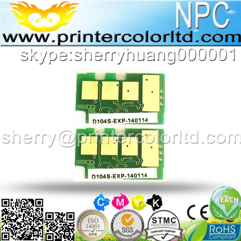 Чип для Samsung MLT D104/MLT D1042/MLT D1043/MLT D104S/MLT D1042S/SCX-3200/SCX 3205/3207/SCX3000/3200 Вт/3217 Вт/3205/3201/3206 |