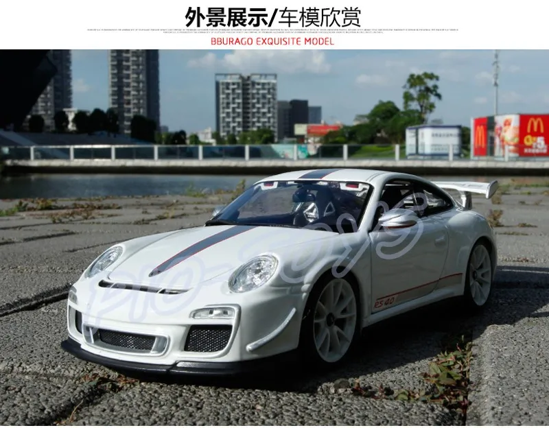 Подарок на год GT3 RS4.0 1/18 металлическая модель грузовика коллекционируемые предметы интерьера автомобиля деликатная работа модные рама для вагонетки с противовесом Моделирование игрушки Для мужчин за товар