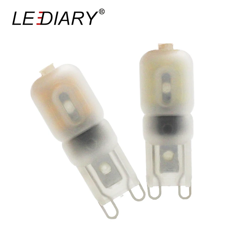 LEDIARY 5 шт./лот LED G9 лампы 220 В 240 заменить 25 Вт галогенные для люстры теплый белый