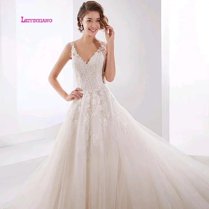 LEIYINXIANG 2019 популярное Новое поступление свадебное платье невесты Vestido De Noiva Sereia Robe