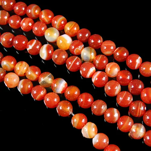 Бесплатная доставка модные ювелирные изделия 6 мм потрясающие красные Сардоникс