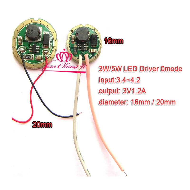 10 шт. вход в режим O 3 4 ~ 2 В выход 1 А драйвер для фонарика XTE XRE XPG2|driver|driver 3vdriver flashlight |